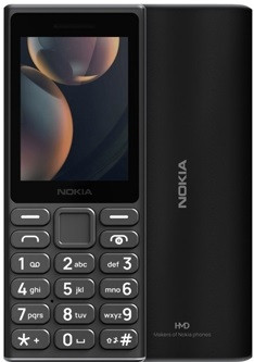 Nokia 108 4G (2024) Dual Sim 128MB Black (64MB RAM)