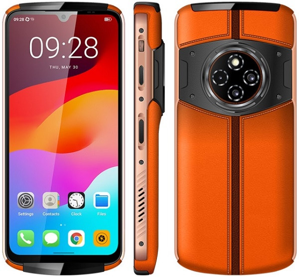 UNIWA PJ001 Projector Phone Dual Sim 256GB Orange (8GB RAM)