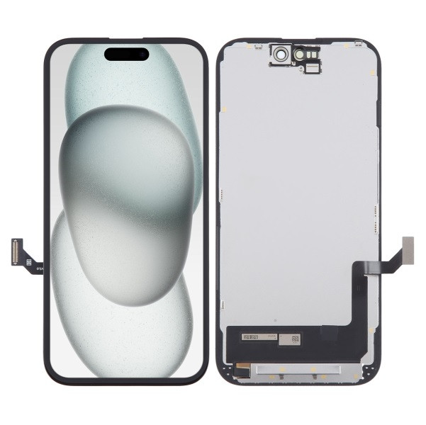 Soft DD OLED LCD Screen with Digitizer Full Assembly for iPhone 15