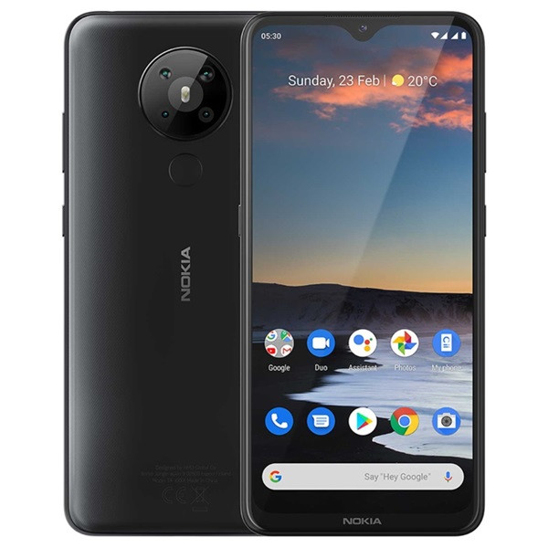 ノキア Nokia 5.3 TA-1234 デュアルSIM 64GB ブラック(4GB RAM)