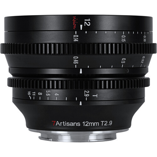 7Artisans 12mm T/2.9 APSC Cine (Sony E Mount)