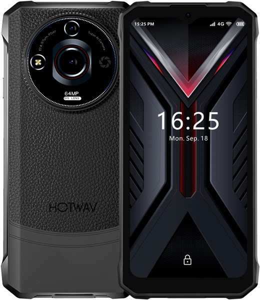 Hotwav T7 Pro Rugged Phone Dual Sim 256GB Black (6GB RAM)
