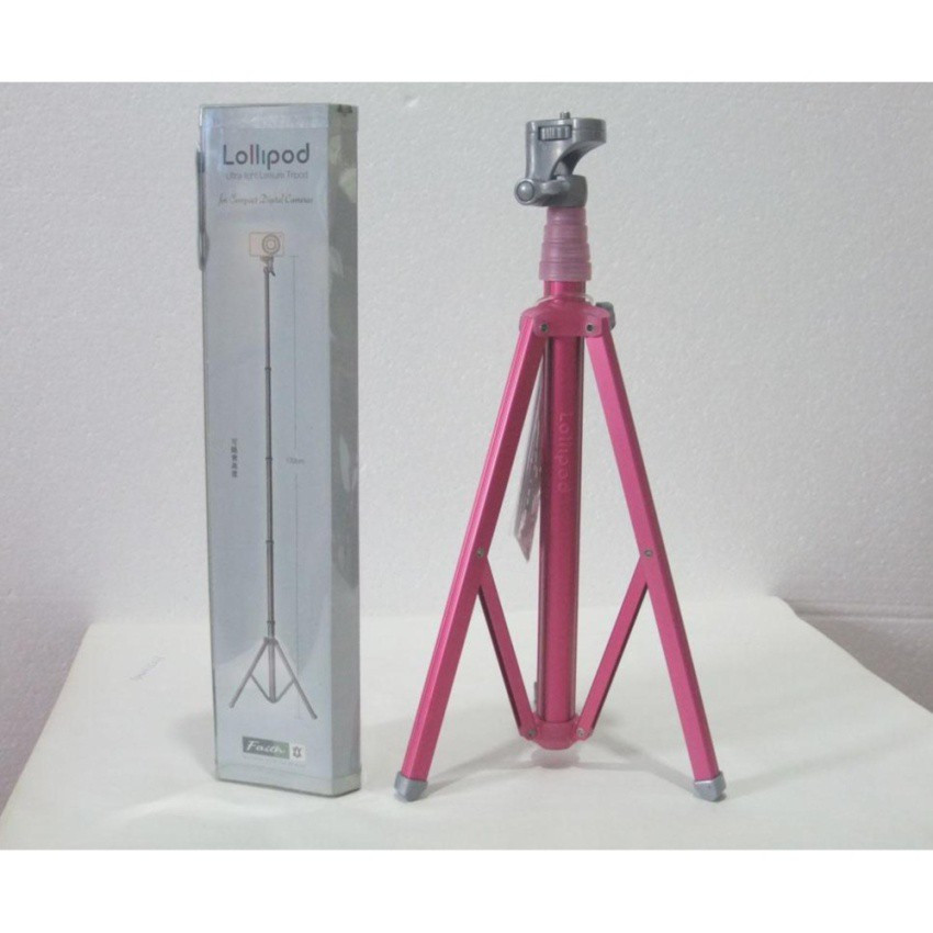 Lollipod Tripod / Monopod with 3 Legs Coral Red