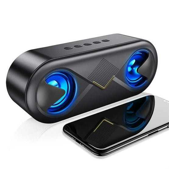 S6 10W Portable Bluetooth 5.0 Wireless Stereo Bass Hifi Speaker