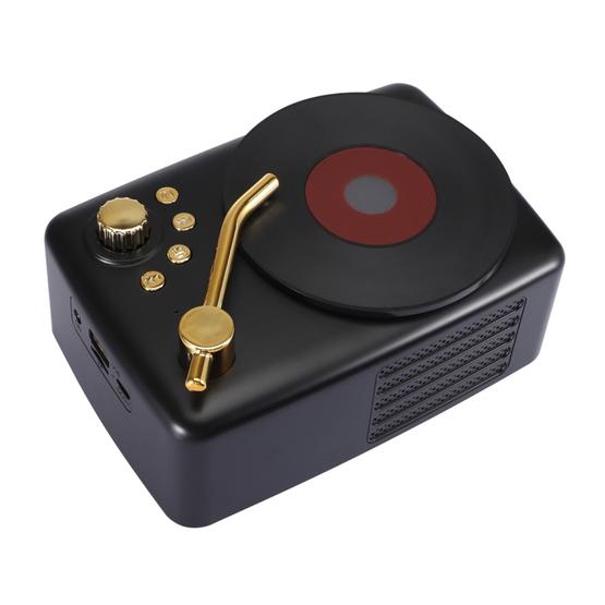 Retro Style Bluetooth Speaker (Black)