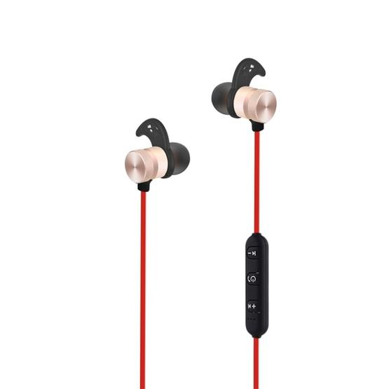 BTH-838 Stereo Sound Quality Magnetic Absorption V4.1 Bluetooth Sports Headset (Red)