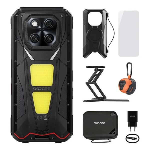 DOOGEE V Max Play 5G Rugged Phone Dual Sim 512GB Black (16GB RAM) - VIP Edition